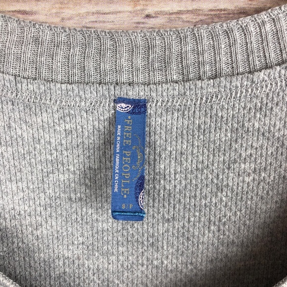 Free People | Level Heart Babydoll Crochet Thermal - Picture 5 of 8